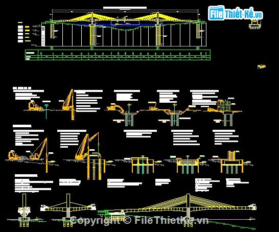 bản vẽ thiết kế,bản thiết kế,thiết kế cầu,thuyết minh,thuyết minh thiết kế,do an tot nghiep cau